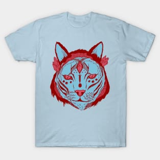 Pastel Tones Mystical Tribal Cat T-Shirt